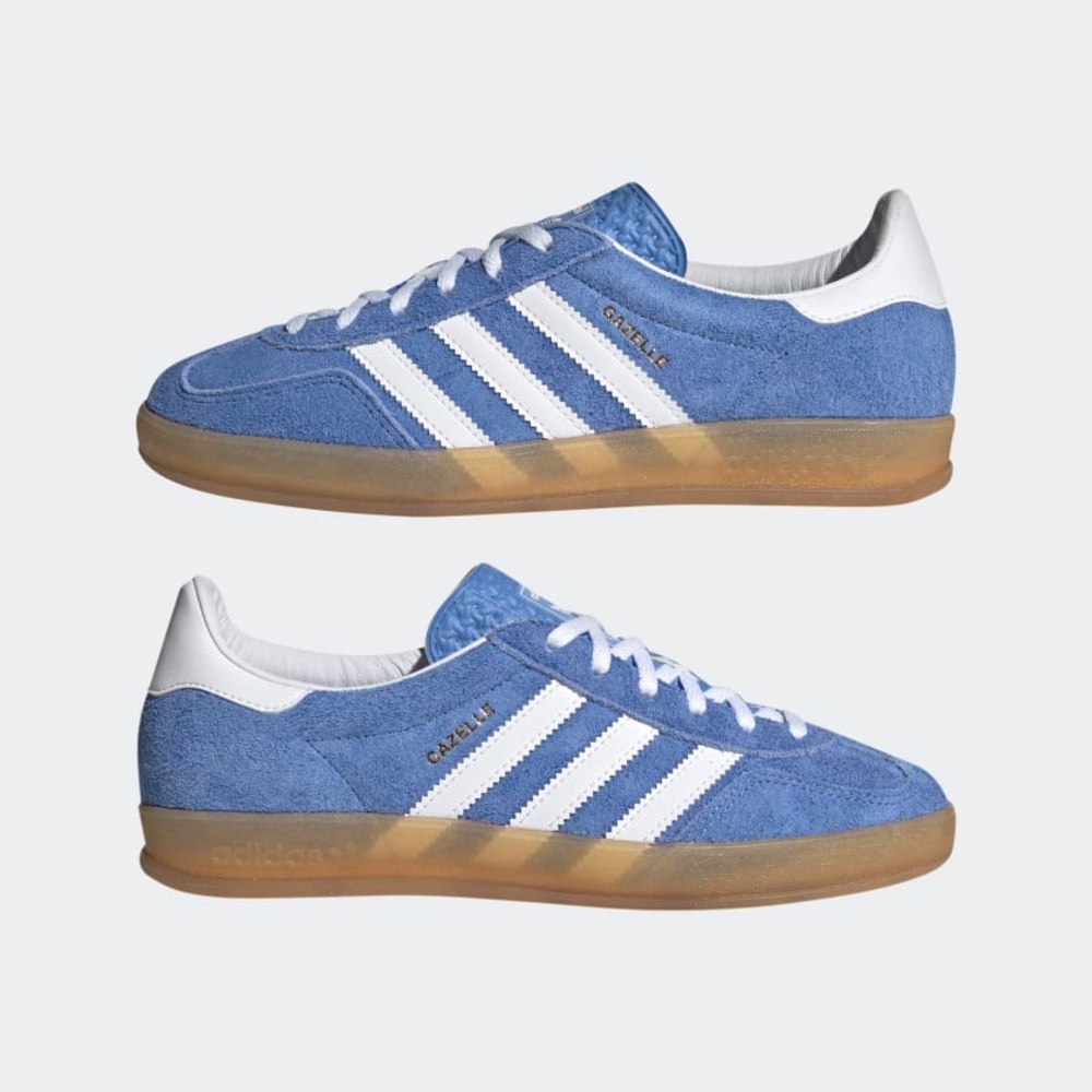 Adidas Gazelle Blue and White Sneakers